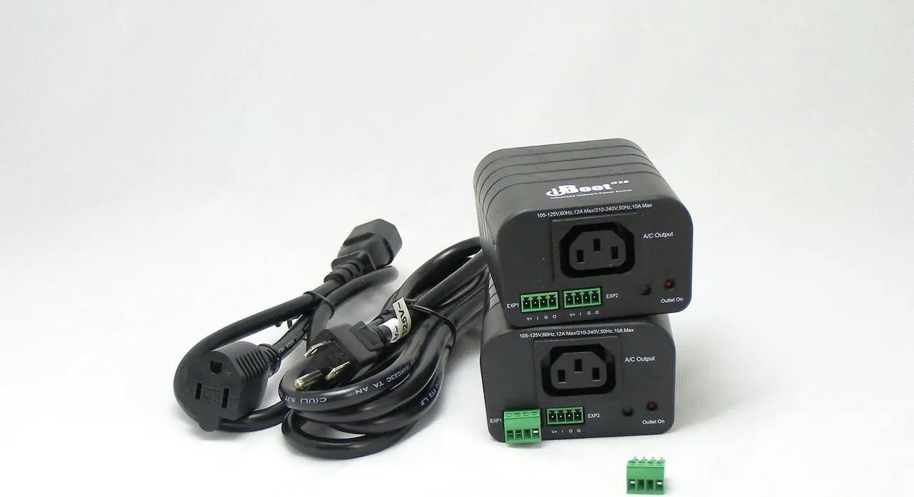 Alt view image 4 of 5 - Dataprobe iBoot-G2S Web Power Switch  Web & Cloud Control, Single Outlet, NEMA 5-15 Circuit for Managed & Automatic Reboot with Integrated 2-Port 10/100 Network Switch