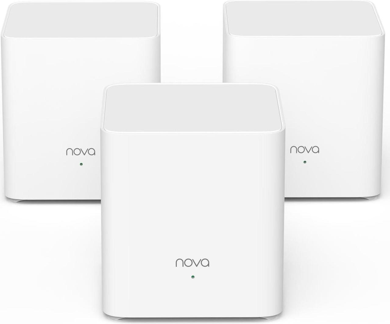 Main image of Tenda AX1500 Whole Home WiFi 6 Mesh System - Covers up to 3500 sq.ft - Nova MX3 - Gigabit Router for 80 Devices - Dual-Band Mesh Network - Replaces Wireless Router - 3-Pack
