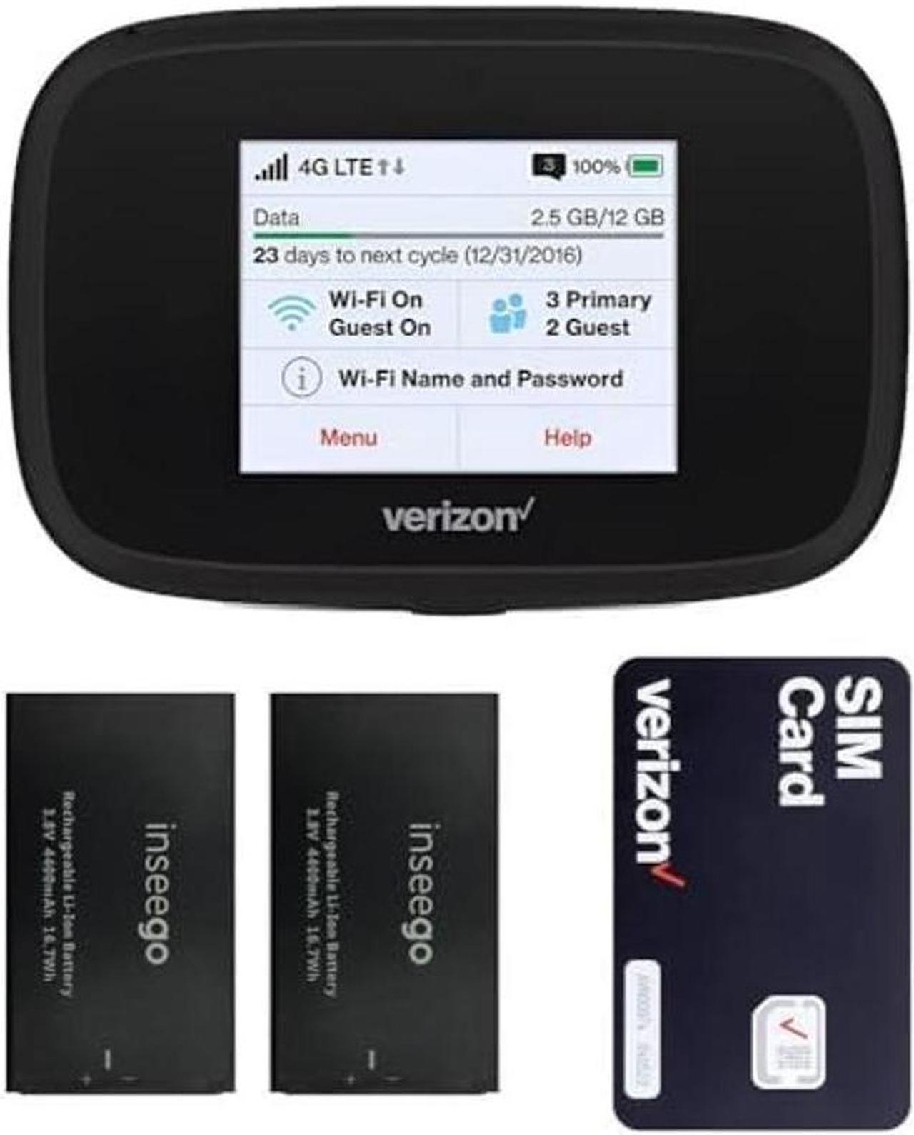 Main image of Verizon Wireless Jetpack Inseego MiFi 7730L | Unlocked Device | 4G Mobile WiFi Hotspot | LTE Cat9 Up to 450 Mbps | Usage Up to 12 Hours | Portable Travel Router | EVDO-LINK Bundle - Verizon Sim Card