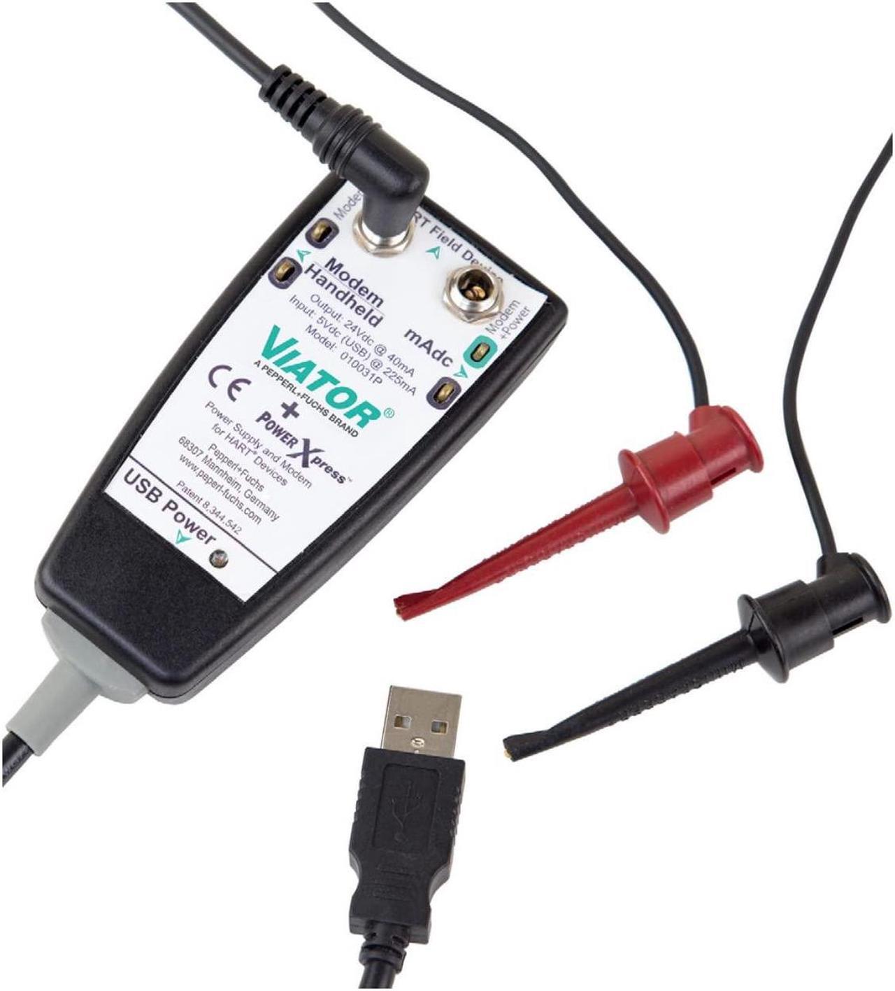 Main image of Pepperl + Fuchs VIATOR USB HART Modem Interface with Power Xpress, USB to HART Protocol Modem