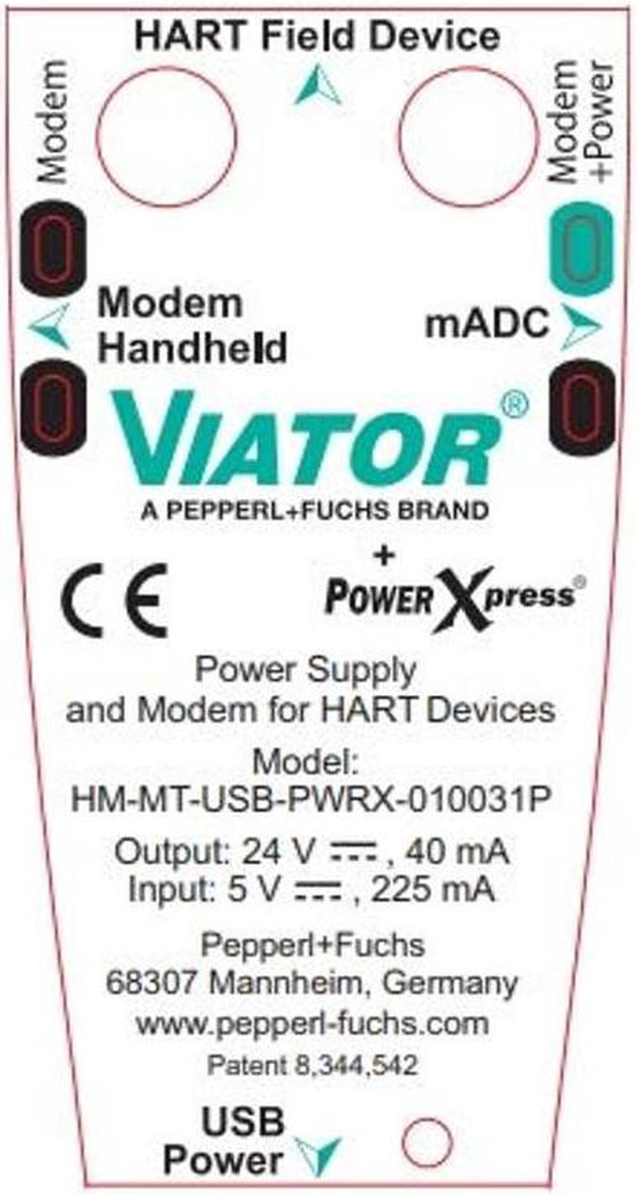 Alt view image 3 of 4 - Pepperl + Fuchs VIATOR USB HART Modem Interface with Power Xpress, USB to HART Protocol Modem