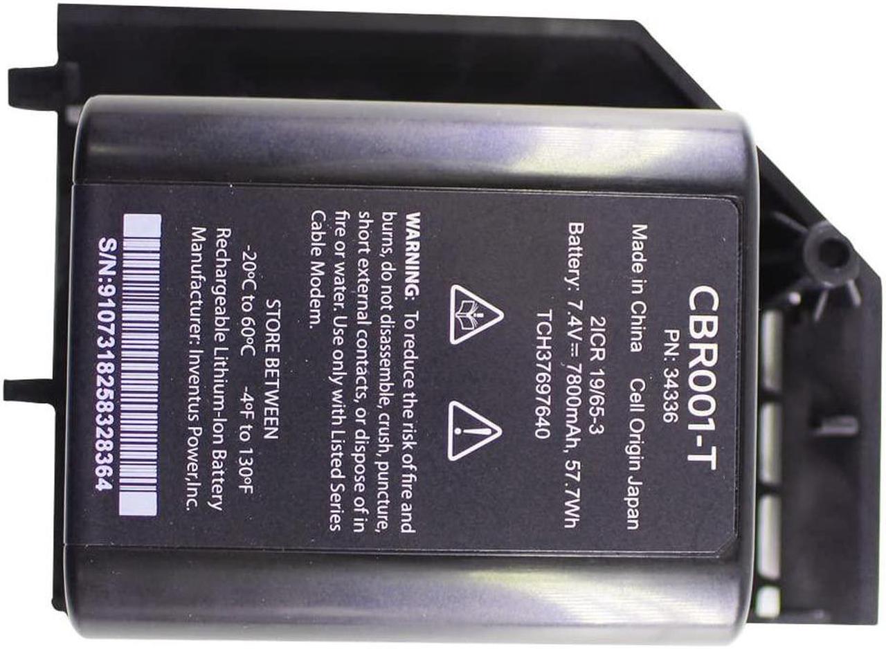 Alt view image 4 of 5 - PULADU New CBR001-T for Comcast xfinity Power Cable Modem Battery 7.4V 7800mAh PN:34336 Inventus TCH37697640