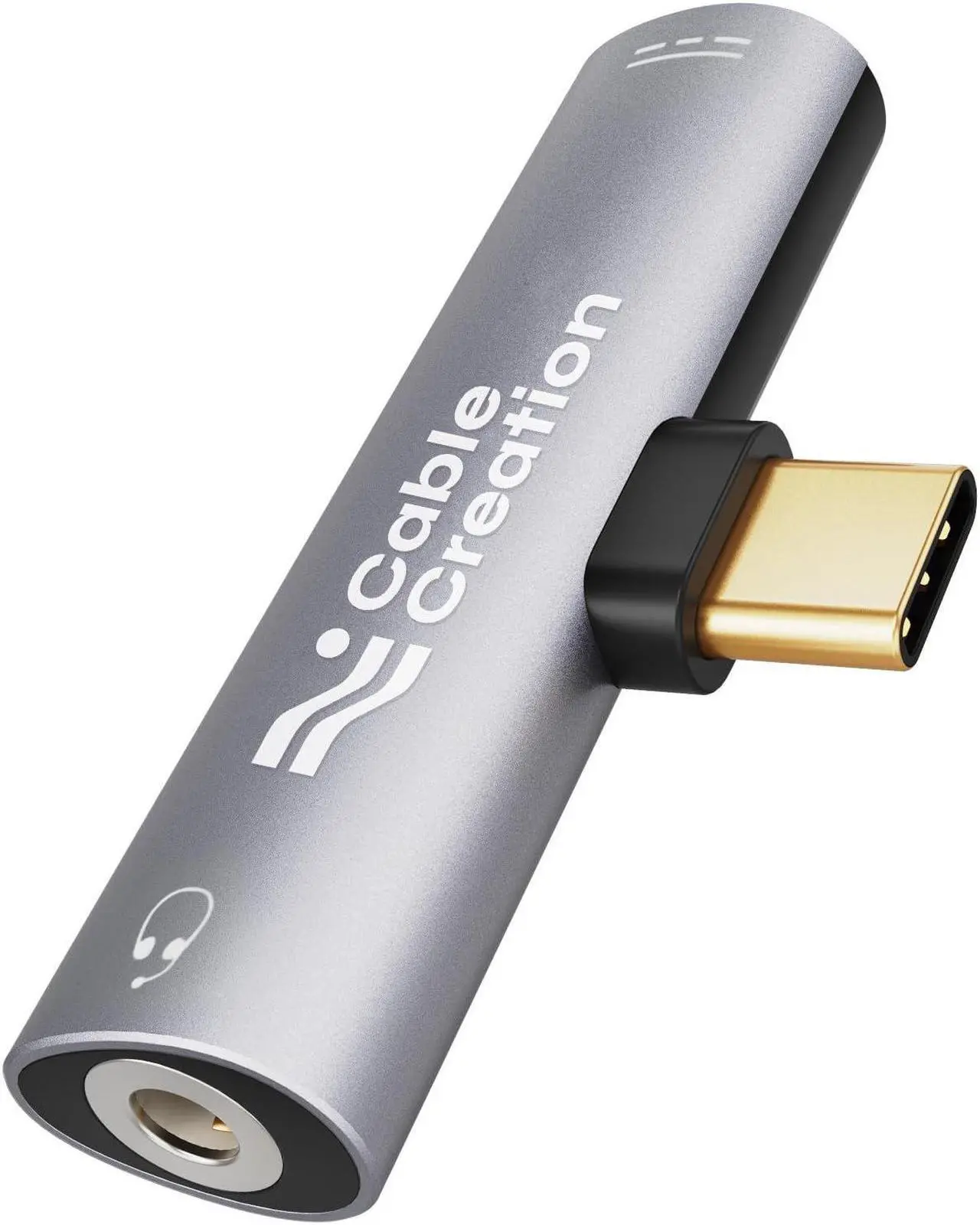 Alt view image 2 of 5 - CableCreation Bundle-2 Items USB C to 3.5mm Headphone and Charger Adapter, Aux Cable (10 Ft/3M)