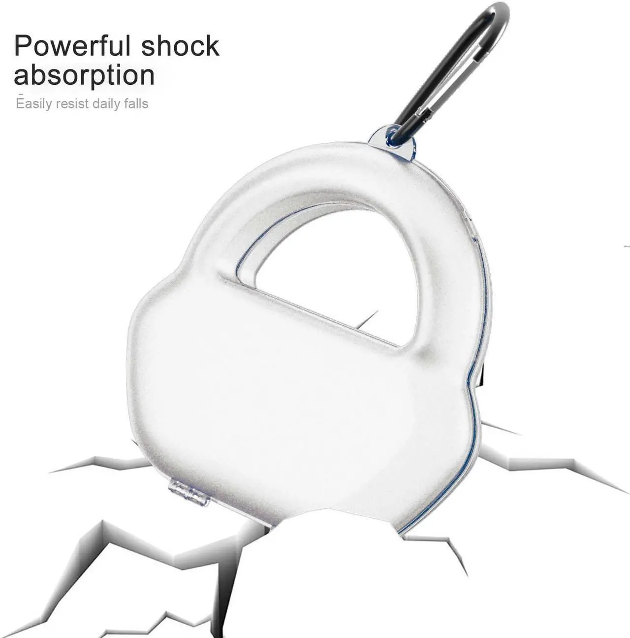 Alt view image 2 of 5 - SUOFEIK Hard Case for AirPods Max - Hard Travel Case with Full Protection for Apple Pro Max Headphones (White)