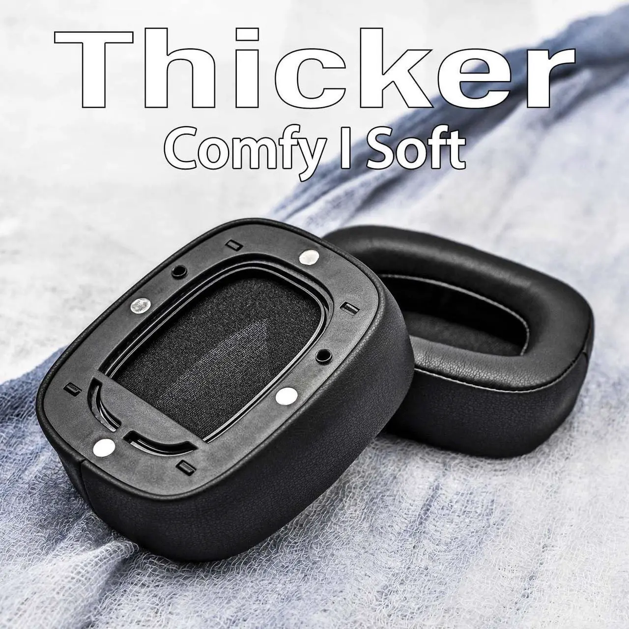 Alt view image 5 of 5 - P7 Ear Pads - TRANSTEK Replacement Ear Cushion Compatible with Bowers & Wilkins P7 Headphone I Not Compatible with PX7 S2 and PX8 (Protein Leather)