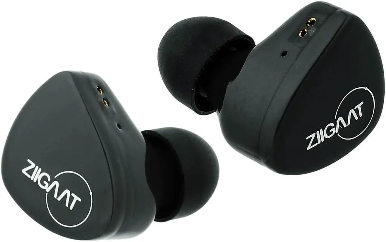 Alt view image 2 of 5 - Linsoul ZiiGaat Cinno 1DD+4BA in Ear Monitor, Hybrid Wired Earbuds, HiFi IEM with Tonal Balance, Ergonomic Fit, Detachable 0.78mm 2Pin IEM Cable (Black)