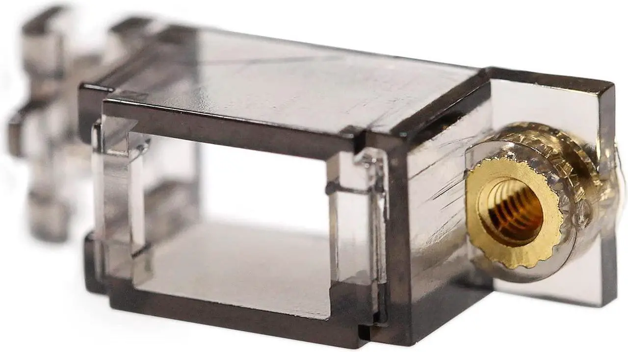 Alt view image 4 of 5 - KPREPUBLIC Everglide V3 Transparent Gold Plated Pcb screw in Stabilizer for Custom Mechanical Keyboard Transparent Black Clear BM60 BM65 (V3 Clear 104 Plus x1)