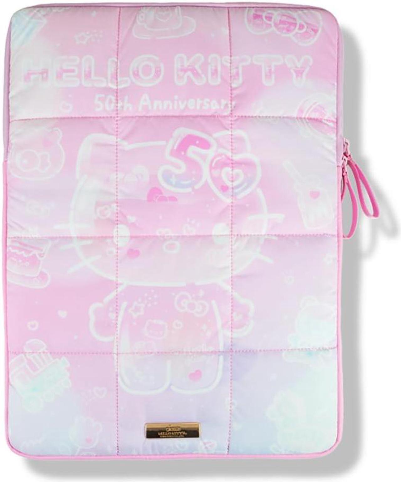 Main image of Sonix x Sanrio | Puffy Laptop Sleeve | 15-16 Inch, Quilted Pillow Puffer Laptop Carrying Case, Computer Sleeve | Hello Kitty 50th Anniversary