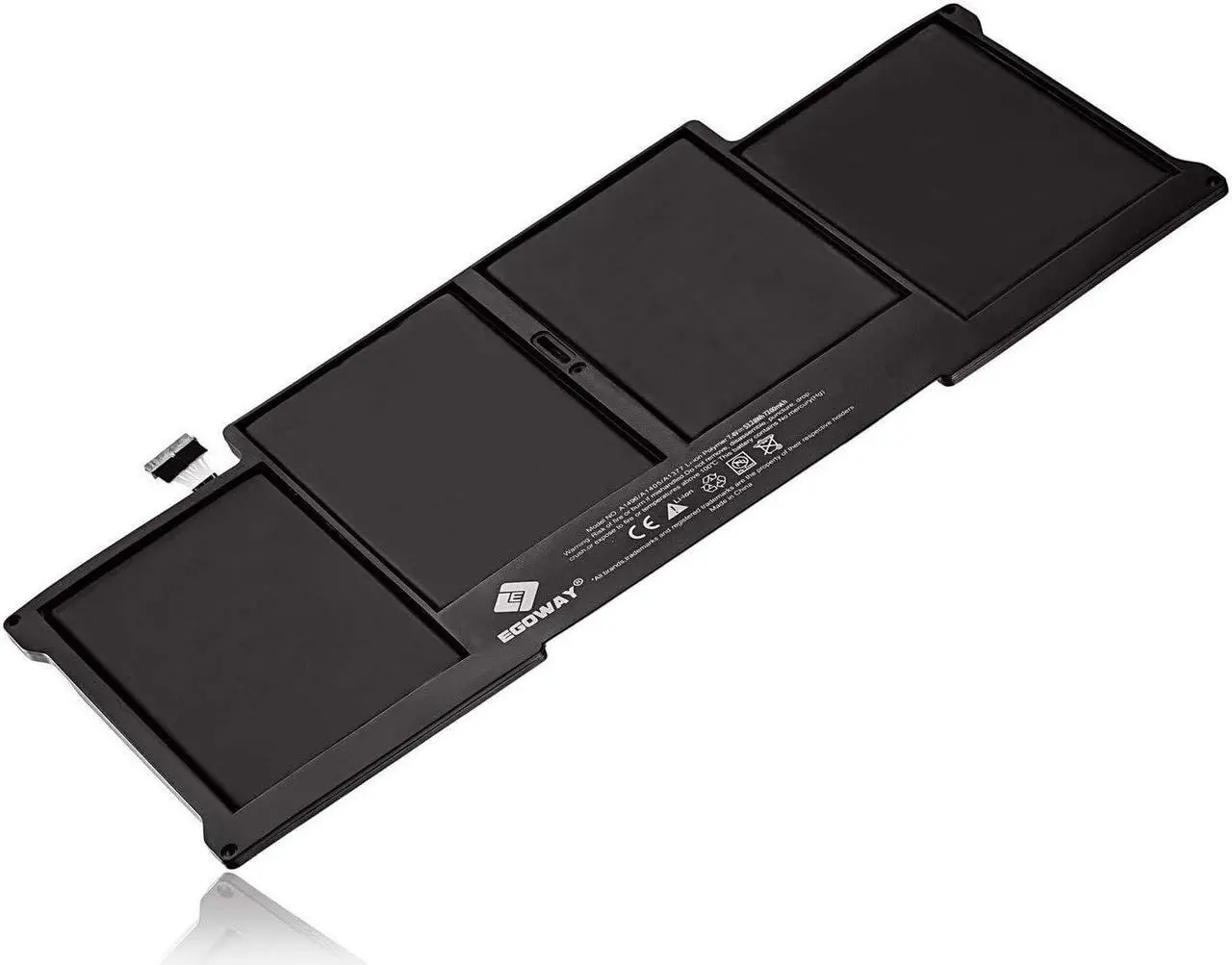 Alt view image 4 of 5 - Egoway A1466 A1369 MacBook Air 13 inch Battery, for A1466 (Mid 2012/2013, Early 2014/2015, 2017), A1369 (Late 2010, Mid 2011), fits A1405 A1377 A1496, EMC 3178 2925 2632 2469 2392 2559