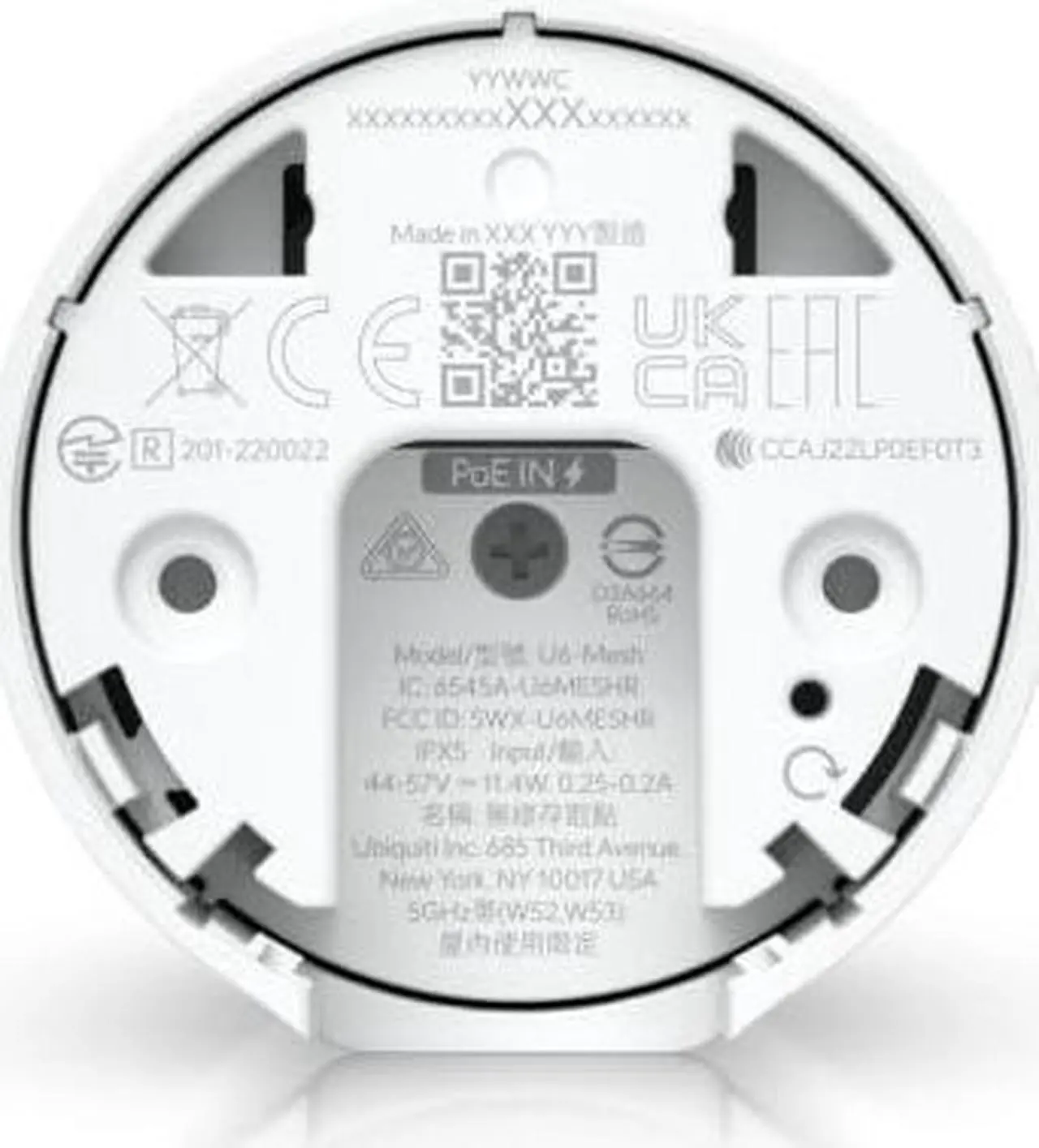 Alt view image 5 of 5 - U6-Mesh Wireless Dual-Band Wi-Fi 6 Mesh Outdoor Access Point (2 Pack)
