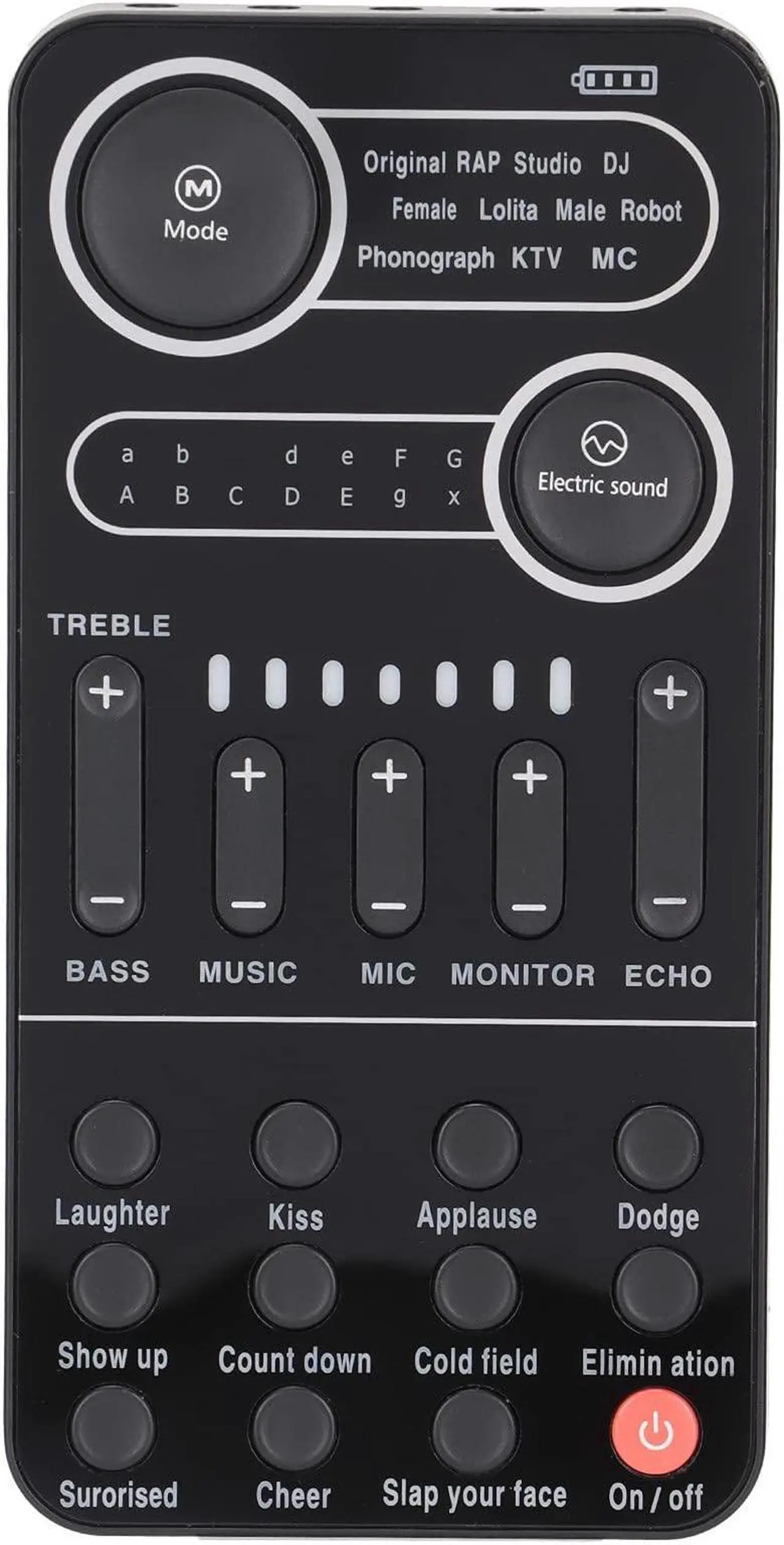 Main image of Live Sound Card, USB External Karaoke Mixer with Sound Effects for Live Broadcast, K Songs, Recording, Voice Chatting (K9)