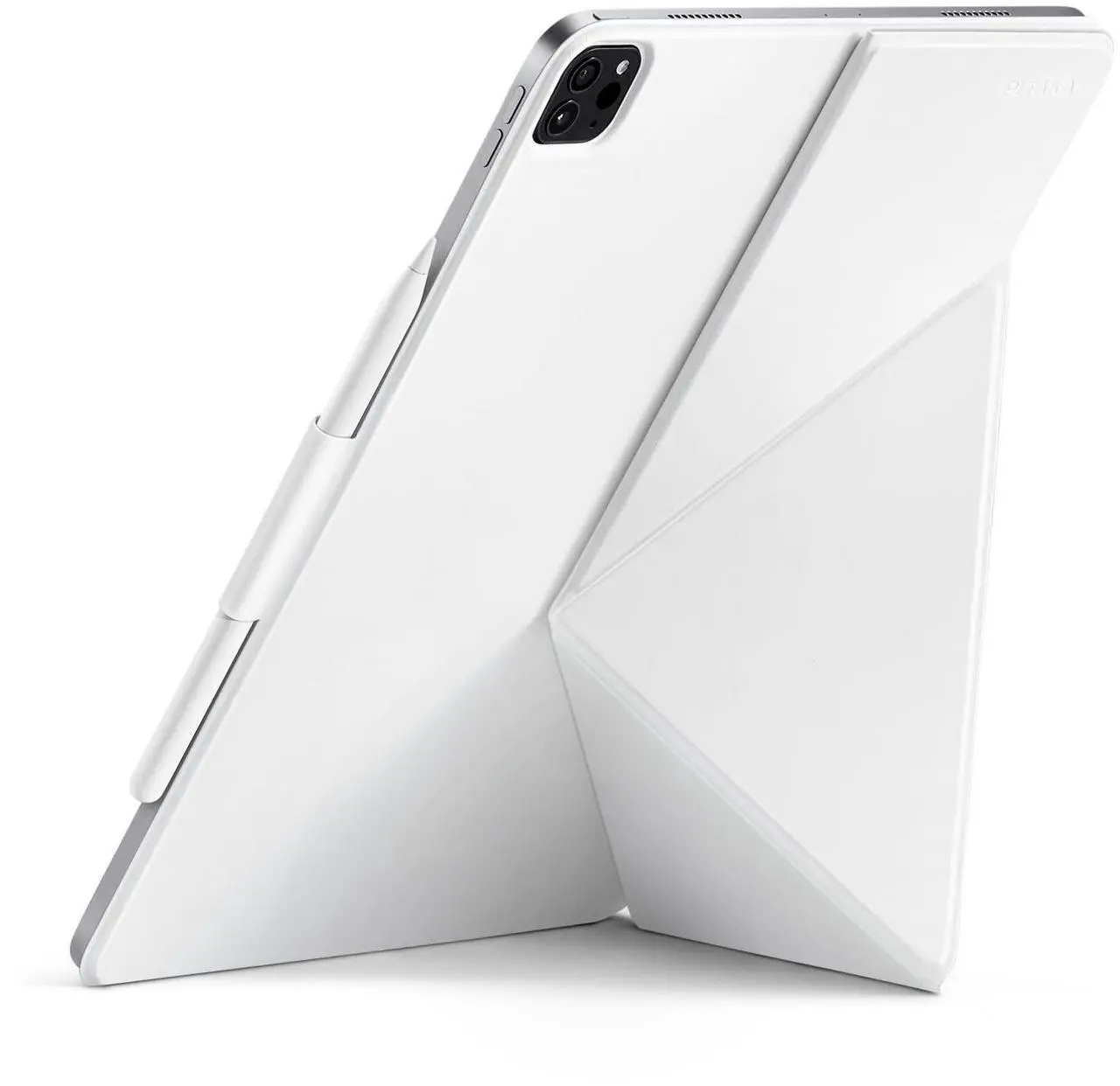 Main image of PITAKA iPad Pro 12.9 Case, Compatible with iPad Air 13 Inch (M2) & iPad Pro 12.9 (3-6th Gen) 2022/2021/2020/2018, Lightweight Portrait/Landscape Magnetic Case with 4 Standing Angles - White