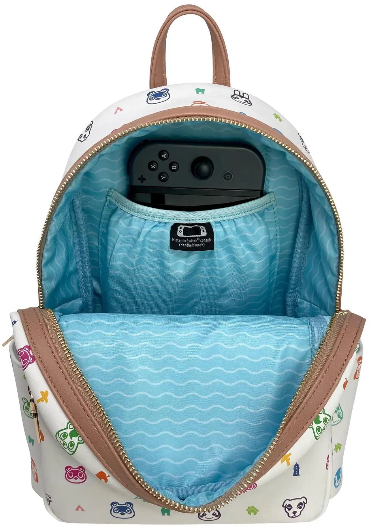 Alt view image 3 of 5 - Controller Gear Animal Crossing New Horizons Able Sister Floral Mini-Backpack