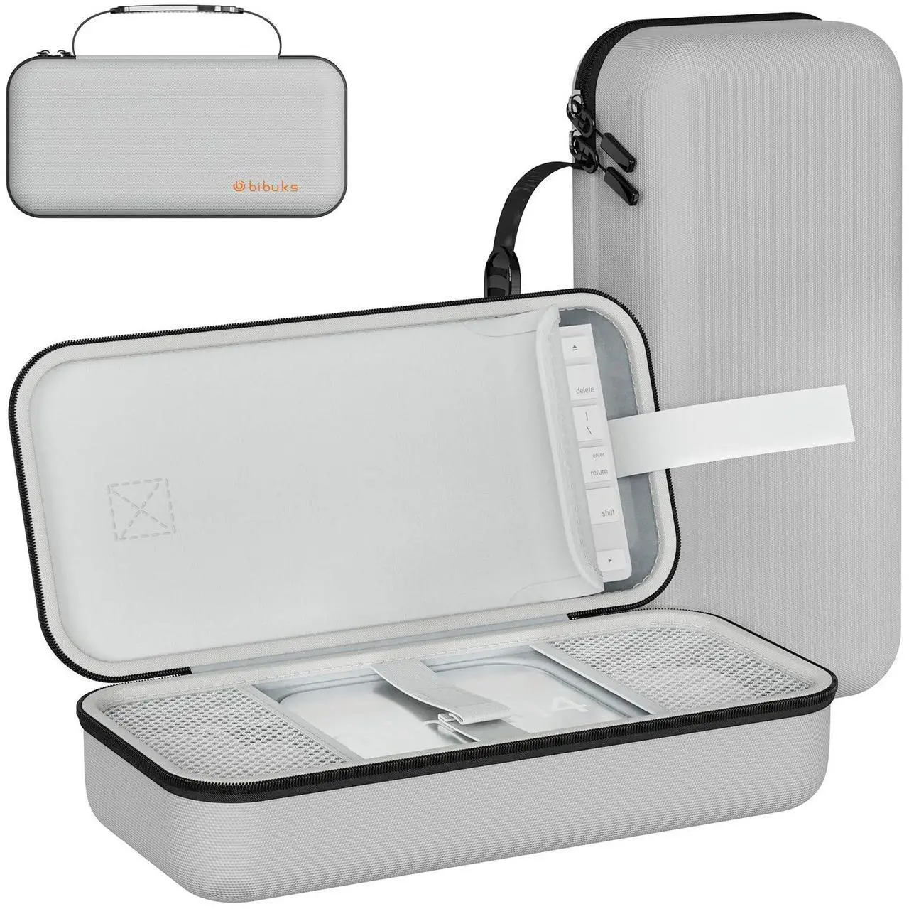 Main image of Carry Case Compatible with Apple 2024 Mac Mini M4 /M4 Pro,M4 Pro Protective Carrying Case, Portable Hard Shell Travel Storage Bag (Grey)