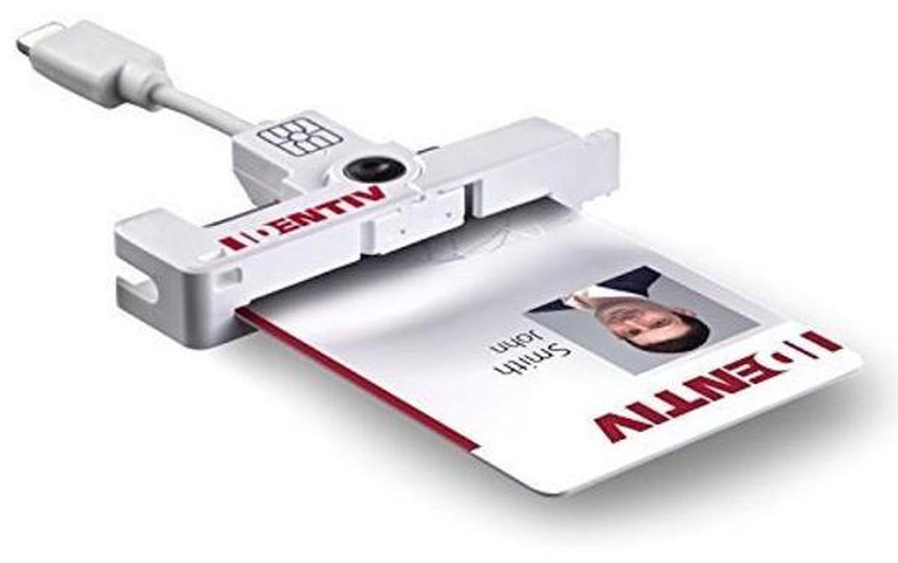 Main image of Identiv uTrust SmartFold SCR3500 B Type B USB Smart Card Reader