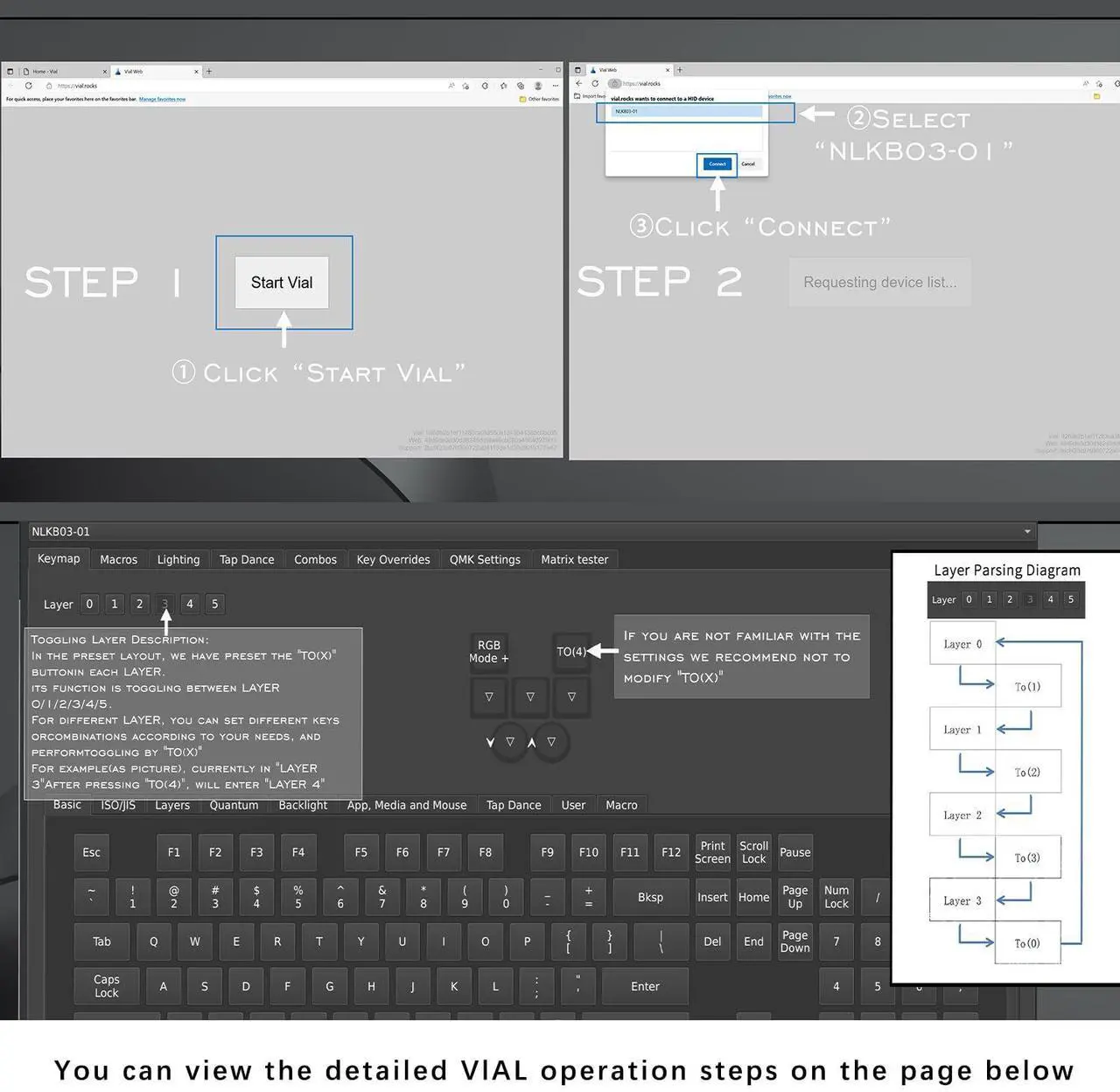 Alt view image 2 of 5 - NLOFIN Macro Keyboard Programmable Keypad,Mini 3-Key OSU Programmable Mechanical Keyboard,Copy Paste Keyboard with Knob Type-C Interface Compatible,Support for Win and Mac Systems (Silver)
