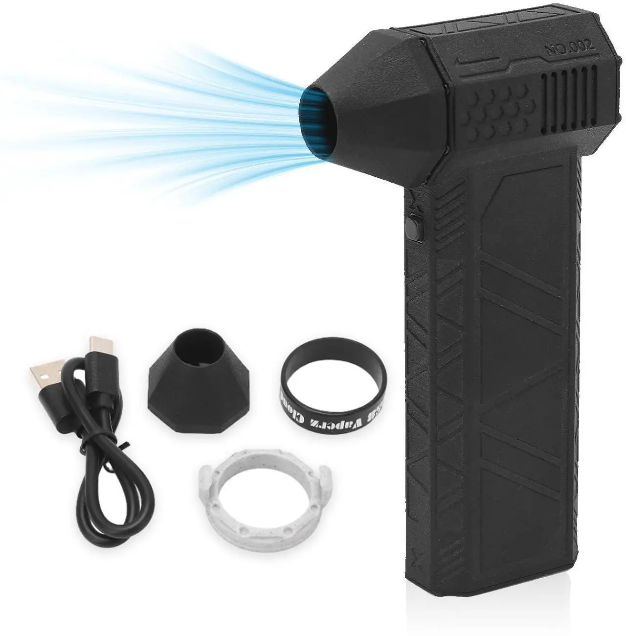 Main image of Air Duster, Rechargeable Mini Blower Turbos Fan Turbos Violent Fan, 120000RPM Powerful Turbos Fan Brushless Motor Air Blower, High Speed Turbine Mini Car Dryer Electric Air Duster