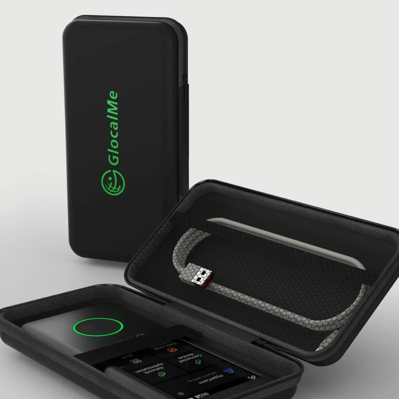 Alt view image 2 of 4 - GlocalMe Numen Air 5G Mobile Hotspot with Protective Travel Case