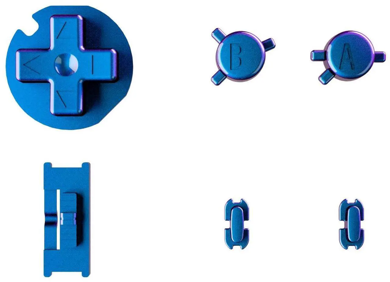 Alt view image 3 of 5 - IPS Ready Upgraded eXtremeRate Chameleon Purple Blue Replacement Shell + Buttons for Gameboy Color - Fit for GBC OSD IPS & Regular IPS & Standard LCD - Console & IPS Screen NOT Included