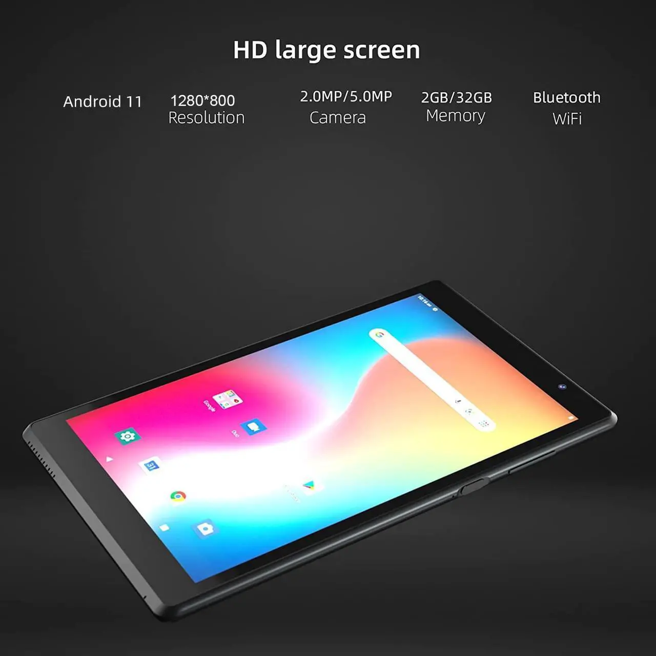 Alt view image 2 of 5 - ATOZEE Android Tablet 8 inch, Android Tableta 32GB Storage Support 512GB SD Expansion Tablets PC, 1280x800 IPS HD Touchscreen Dual Camera Tablets, Support WiFi, Bluetooth, 4300 mAh Battery Tab.