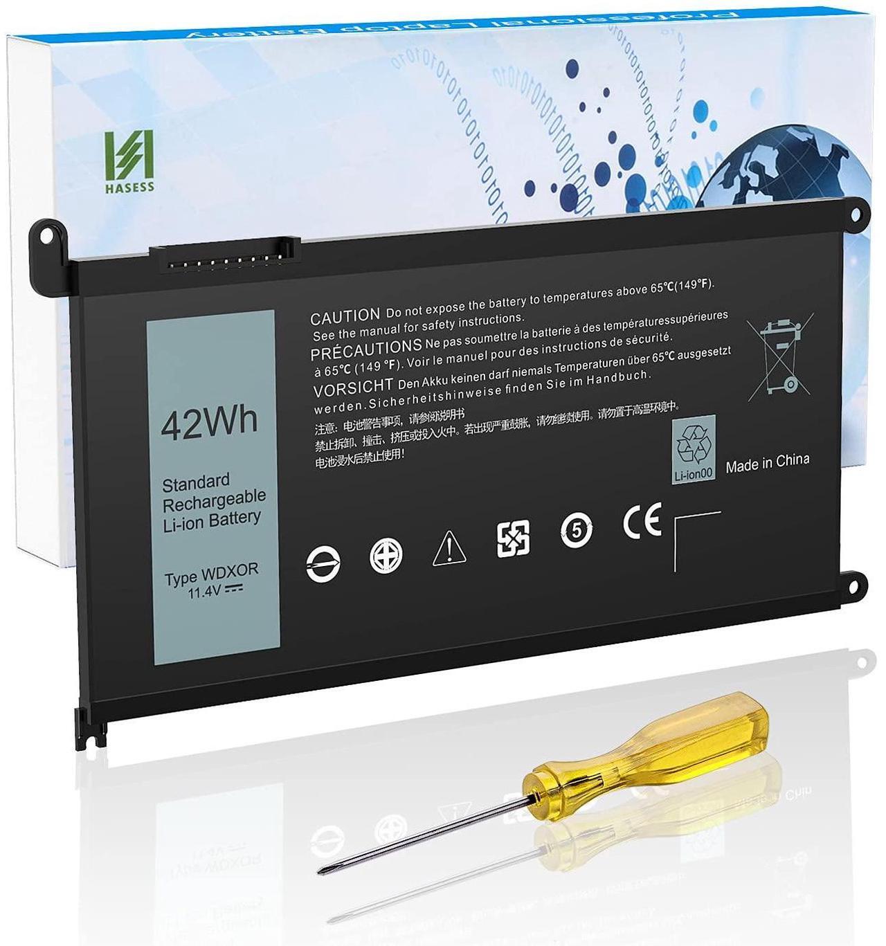 Main image of WDX0R Laptop Battery for Dell Inspiron 13 5368 5378 5379 7368 7378 Inspiron 14-7460 Inspiron 15 5565 5567 5568 5578 7560 7570 7579 7569 P58F Inspiron 17 5765 5767 FC92N 3CRH3 T2JX4 CYMGM - 42Wh/11.4V