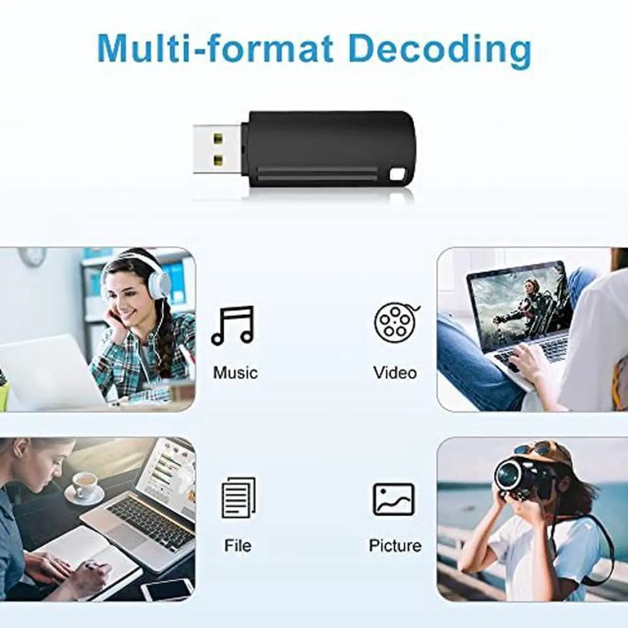 Alt view image 2 of 5 - KEXIN 8GB Flash Drive Thumb Drive 10 Pack 8G USB Flash Drive Bulk Memory Stick with LED Indicator, Flash Drives Design in Snap Cap