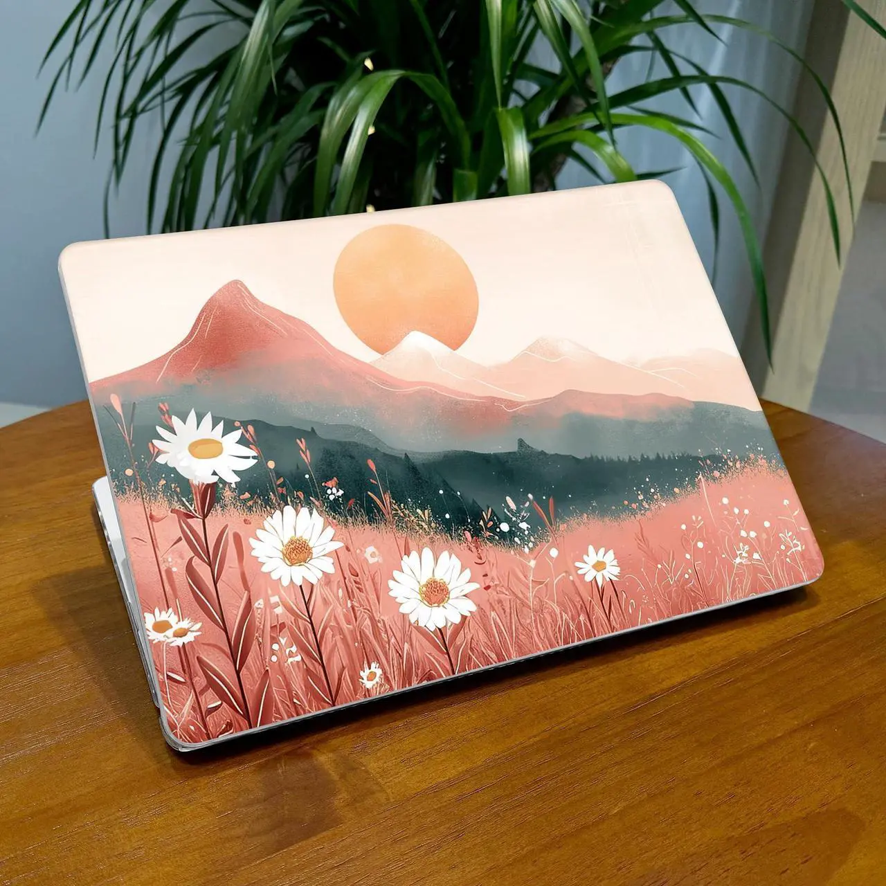 Alt view image 3 of 5 - Lepeoac for MacBook Air 13.6 inch Case M4 M3 M2 2025 2024-2022 Release Model A3240 A3113 A2681, Sturdy Plastic Hard Shell Case for MacBook Air M2 13 inch with Touch ID, Mountains