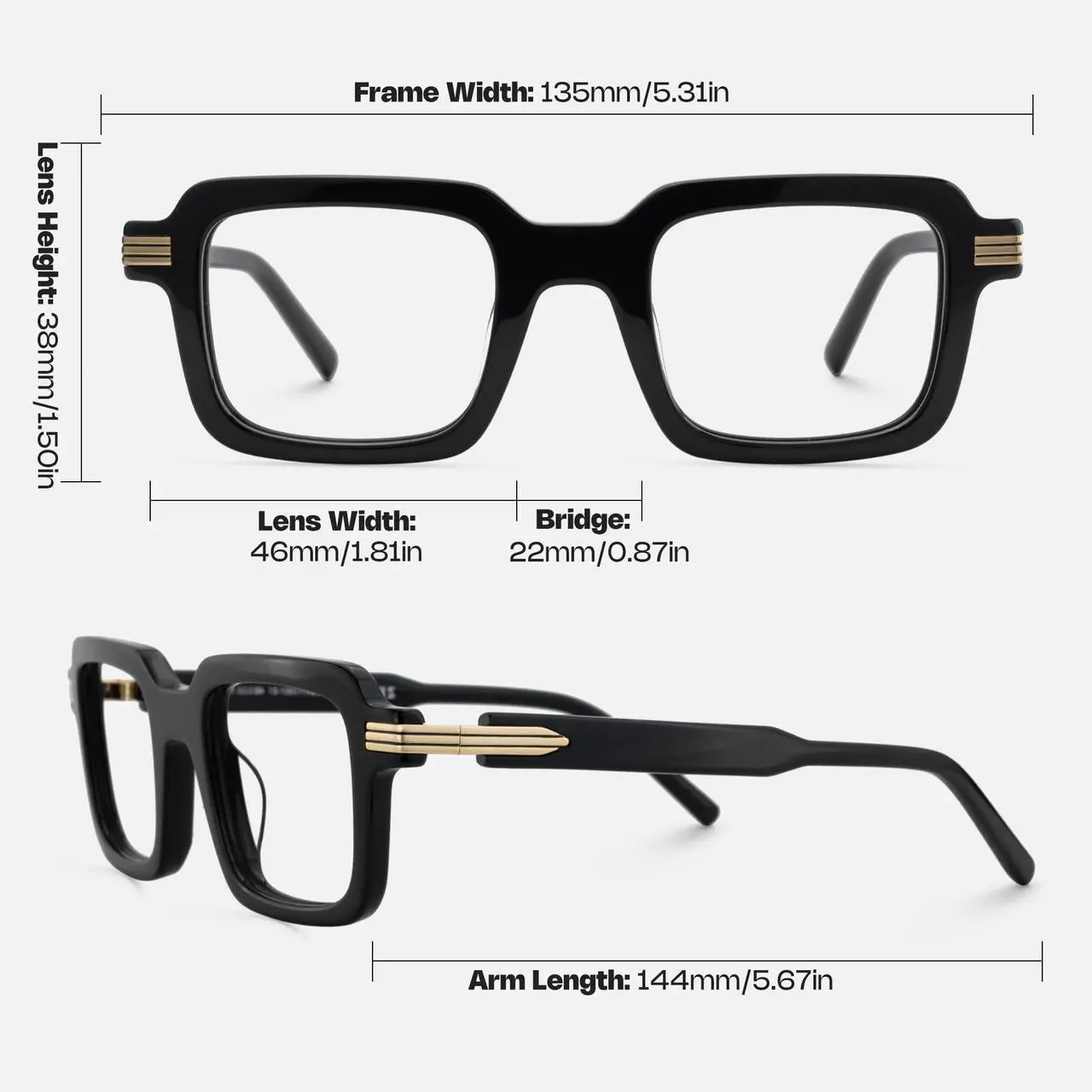 Alt view image 5 of 5 - Zeelool Square Blue Light Glasses Men Black Eyeglasses Non Prescription Trendy Vintage Computer Eyewear Anti Eyestrain JGA113301-01B