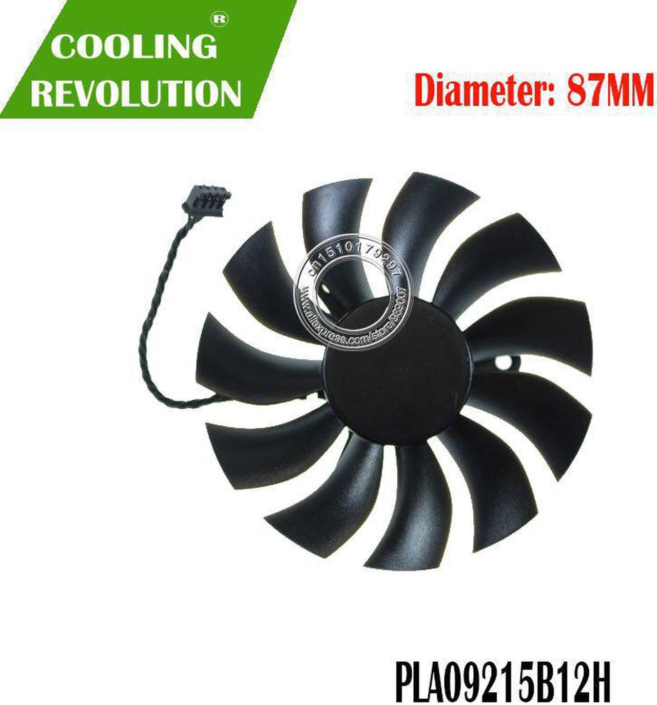 NEW 85mm PLA09215B12H 4pin Dual Bearing GTX 1060 GPU Cooler Fan Replace for EVGA GTX 1060 Graphic Card