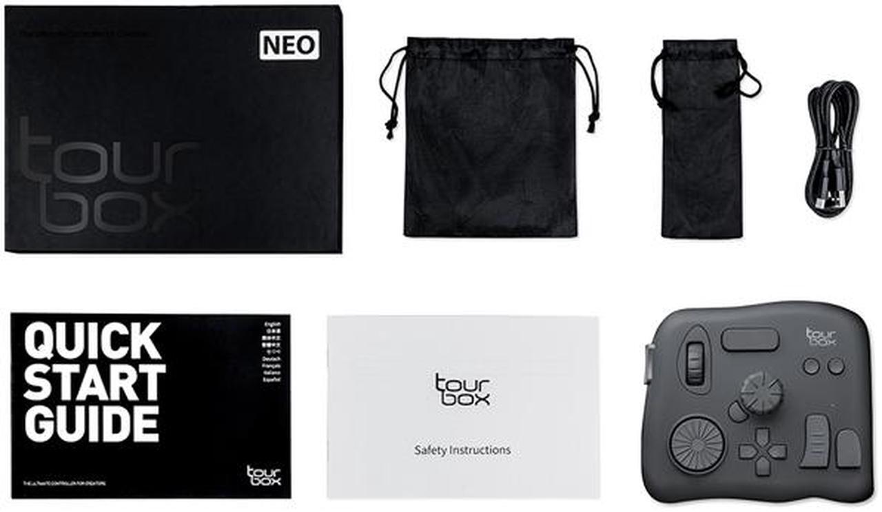 Alt view image 7 of 7 - TourBox NEO - The Advanced Editing Controller for Digital Drawing,Photo and Video Editing,with Customized Creative Inputs,Compatible with Lightroom,Photoshop,Premiere, Capture One,Final Cut Pro & more