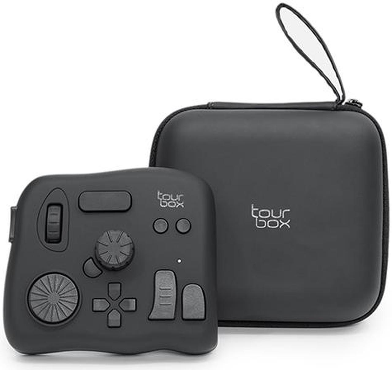 Main image of TourBox NEO (with Storage Bag)  - Video Photo Editing Controller, Custom Shortcut Keyboard, Eye-Free One-Hand Creative Console for Photoshop Lightroom Premiere, Windows Mac PC Graphics Drawing Tablet