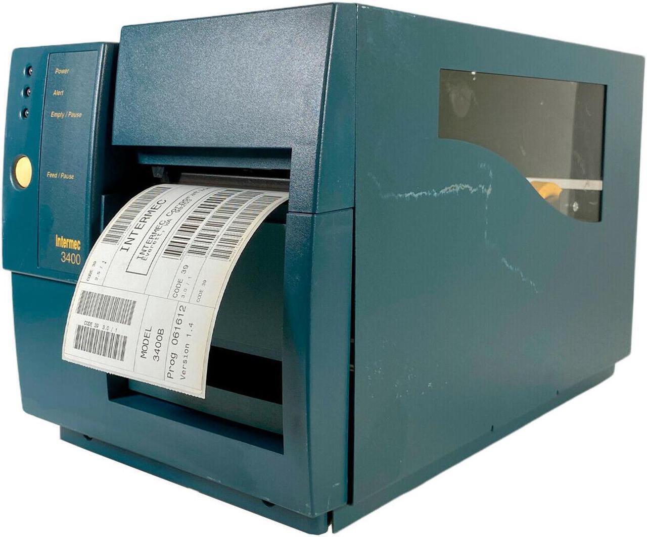 Main image of Intermec 3400 3400B0010000 Direct Thermal Label Printer for Shop Store Kiosk with Power Cord