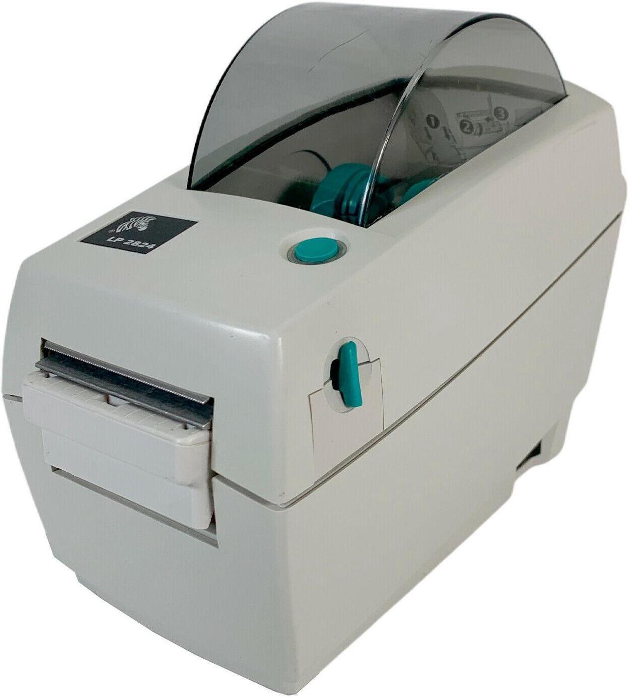 Zebra LP2824 Direct Thermal Barcode Printer 2824-21101-0001 USB Serial