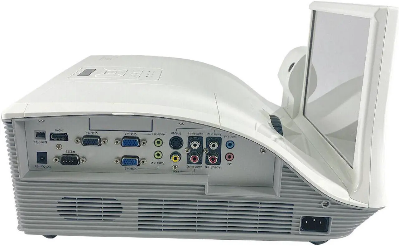 Alt view image 2 of 6 - Mimio DLP Projector Ultra Short Throw Bright Color for Bar 1080p For Home and Office Multipurpose Use w/Bundle