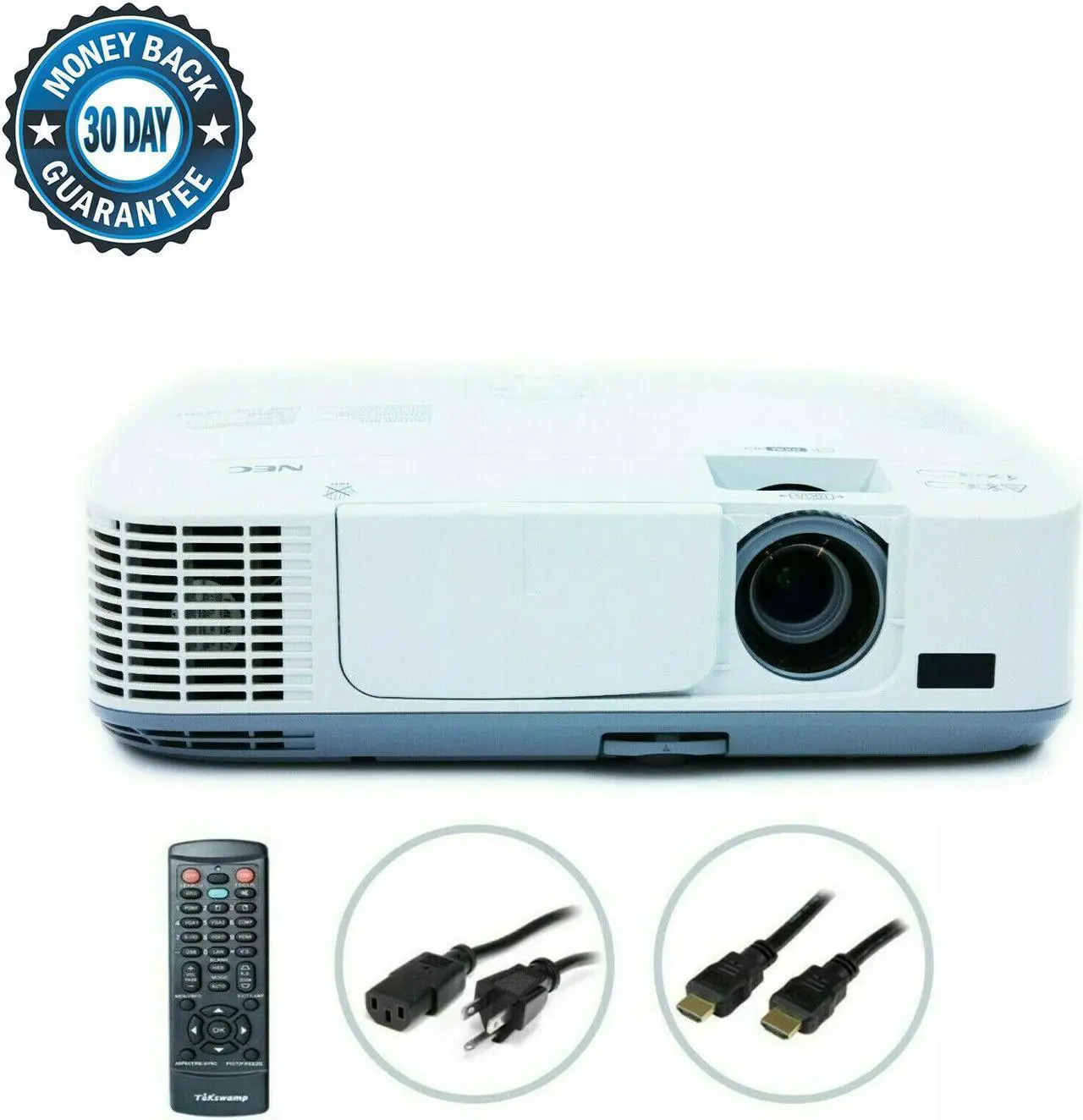 Main image of NEC NP-M311W 3LCD Projector Cinema Gaming 3100 ANSI HD 1080p HDMI with Accessories For Home and Office Multipurpose Use