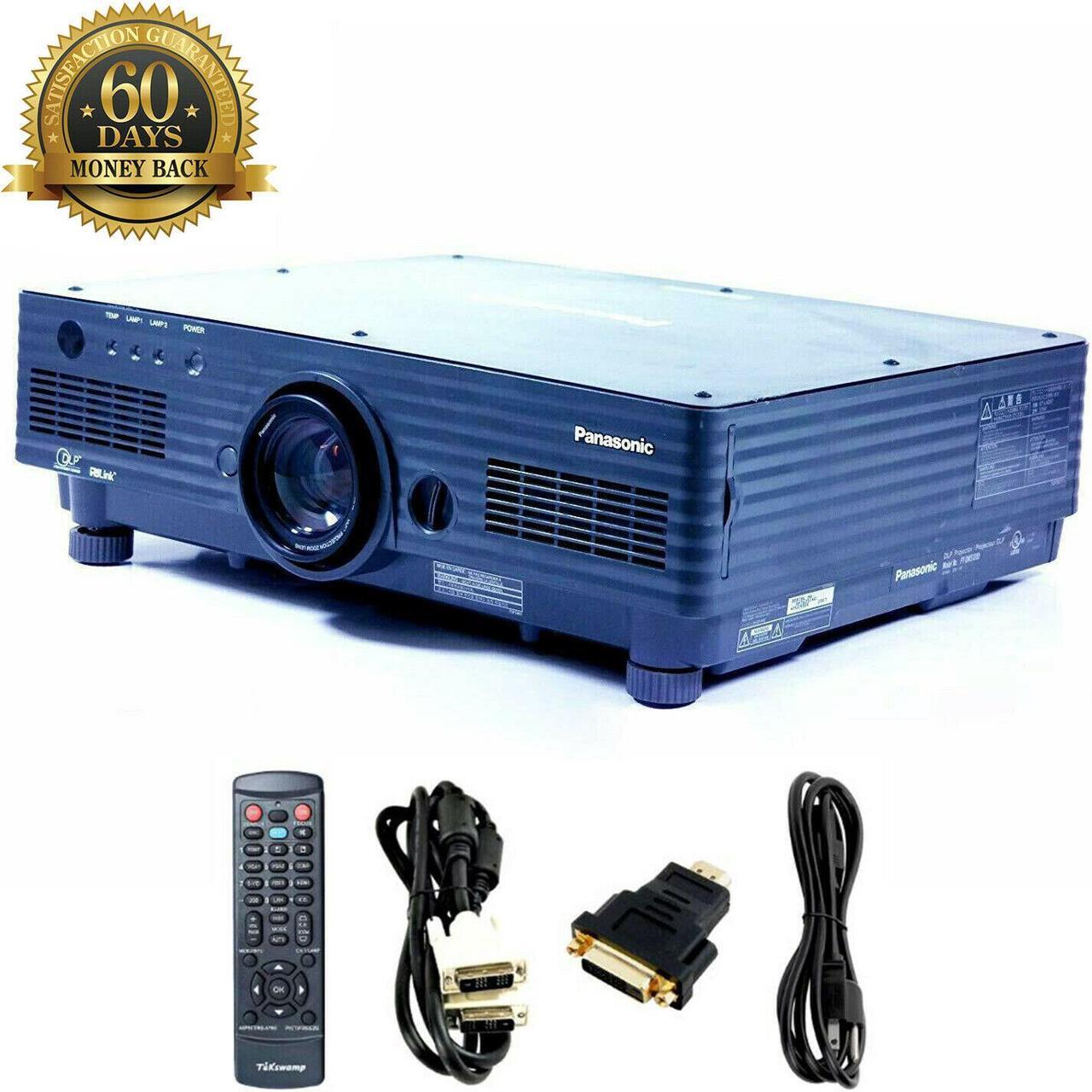 Main image of Panasonic PT-DW5100U DLP Projector 5500 Lumens HD 1080p HDMI-adapter bundle
