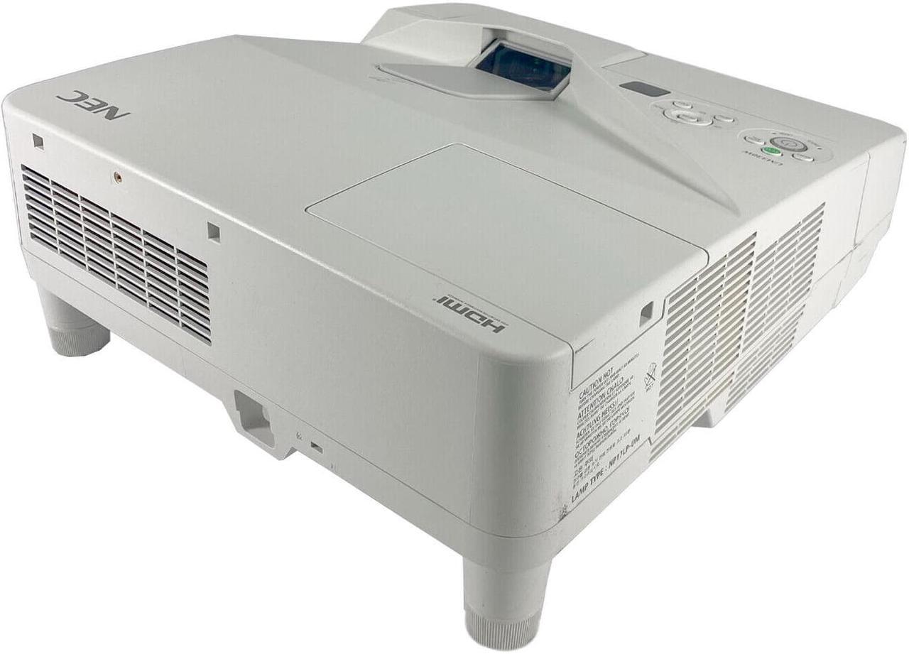 Alt view image 2 of 5 - Ultra Short Throw 3LCD Projector NEC NP-UM330W UST ECO Mode Widescreen Interactive LAN HD 1080p HDMI 3300 ANSI w/Bundle
