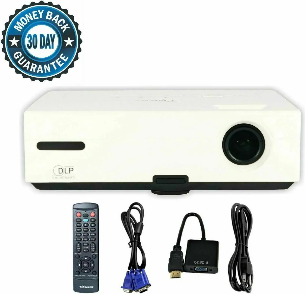 Main image of Optoma ES522 DLP Projector 2800 ANSI HD 1080p HDMI-adapter w/Accessories bundle
