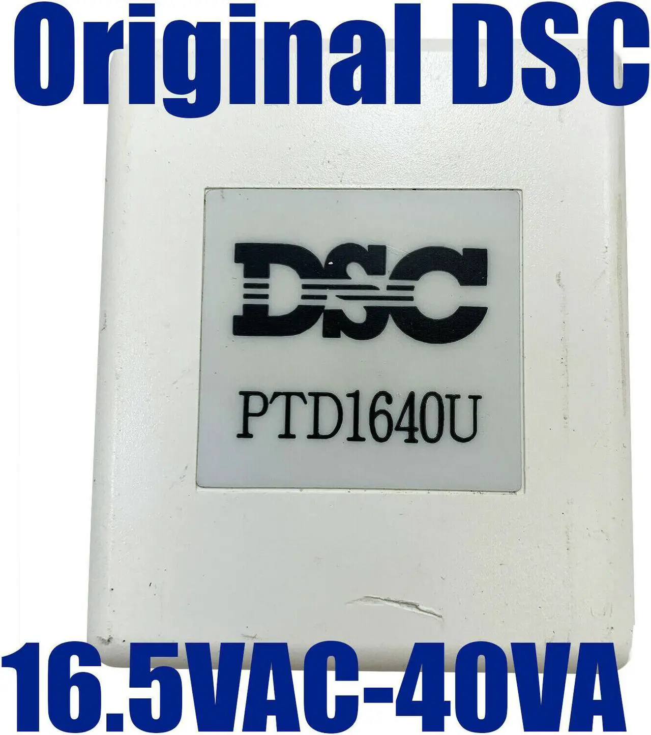 Main image of Genuine DSC PTD1640U Security System Class 2 Transformer 16.5VAC 40VA