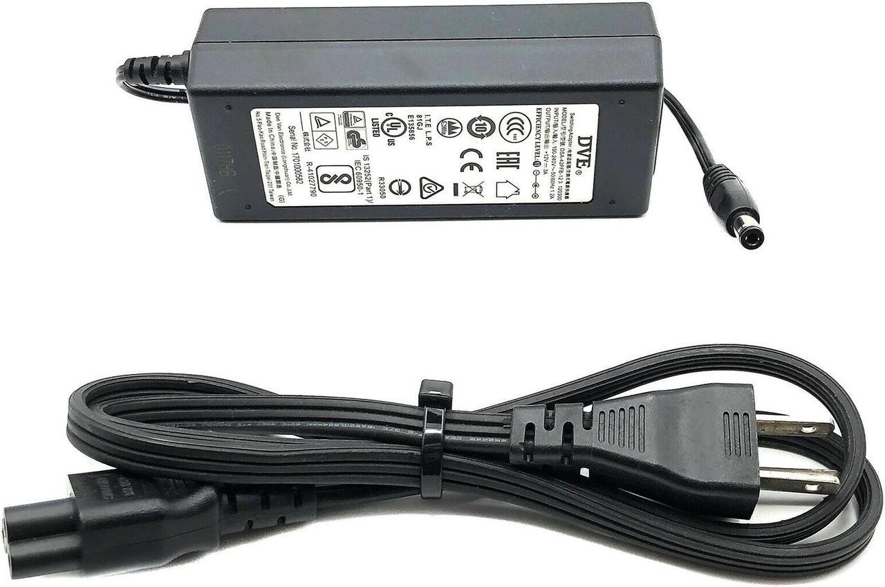 Alt view image 4 of 4 - Genuine DVE AC Adapter For Sony D-VE7000S DVD Walkman Player Charger With Cord