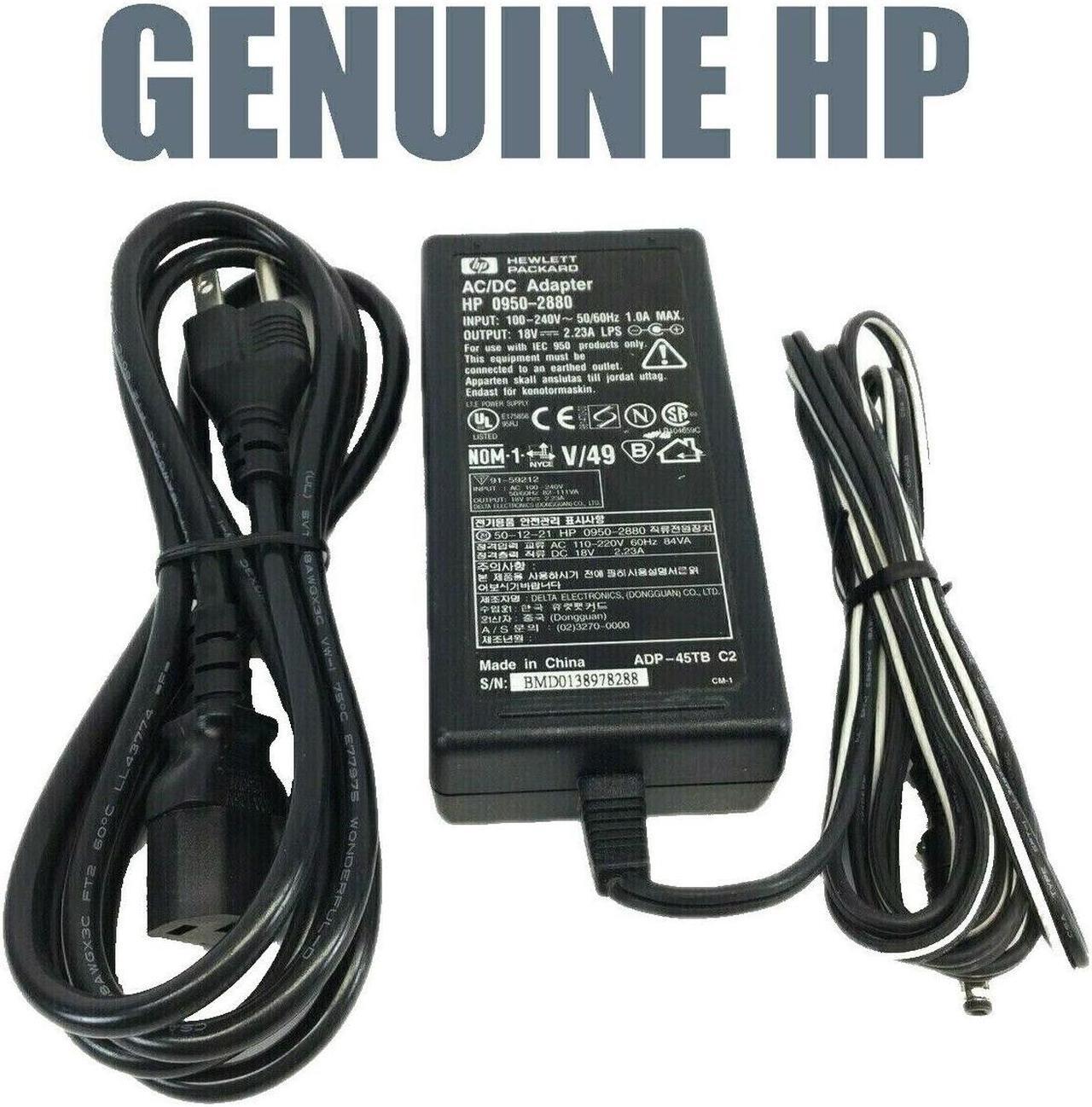 Main image of Genuine HP AC/DC Adapter for DeskJet 810C 840C 940C Printer Power Supply w/Cord
