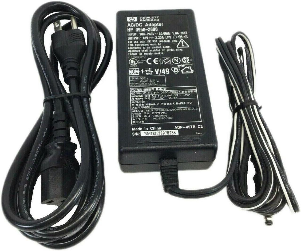 Alt view image 5 of 5 - Genuine HP AC/DC Adapter for DeskJet 810C 840C 940C Printer Power Supply w/Cord