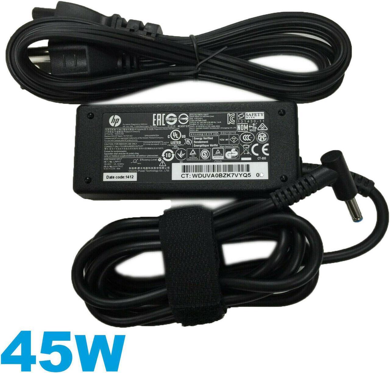 Main image of Genuine HP 45W Power Supply Charger L25296-001 741727-001 19.5V 2.31A w/Cord
