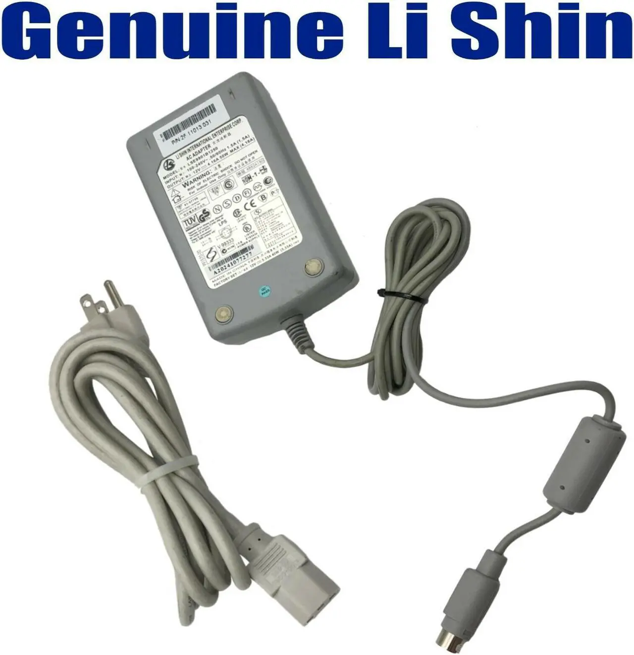 Main image of Genuine AC Adapter 50W For ViewSonic VG175 VG181 VG191 12V 4.16A 4 Pin W/Cord