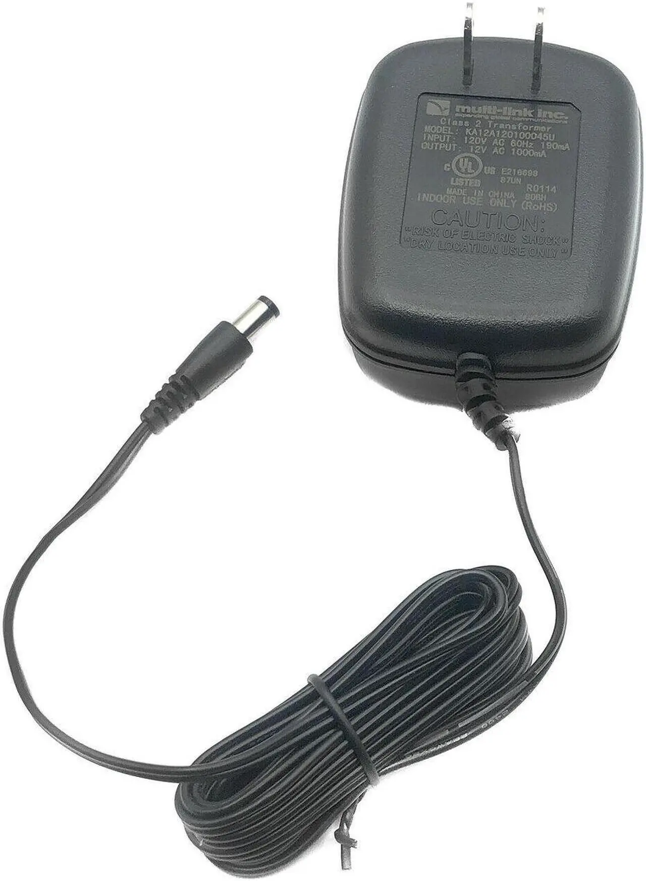 Alt view image 4 of 4 - 12V 1A Class 2 Transformer Power Supply KA12A120100045U multi-link inc.