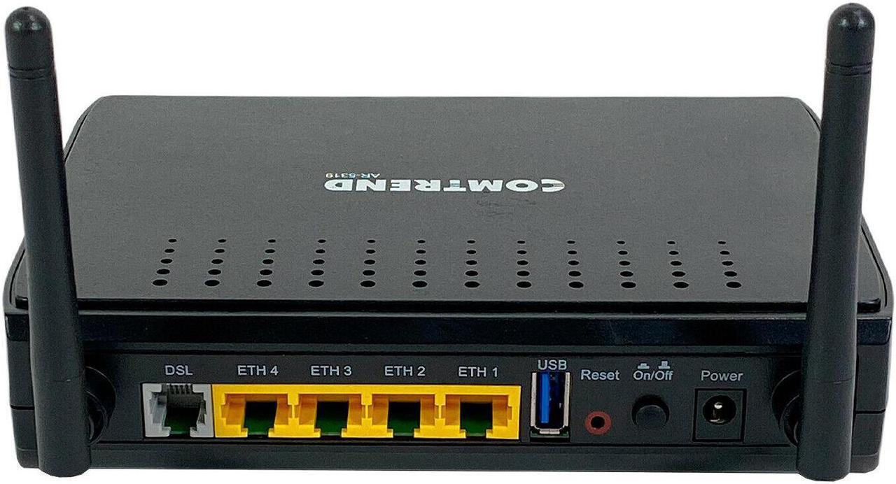 Alt view image 4 of 7 - Comtrend AR-5319 Wireless N Gateway 4-port Ethernet ADSL 2+ Router Modem USB 3.0 with AC Adapter