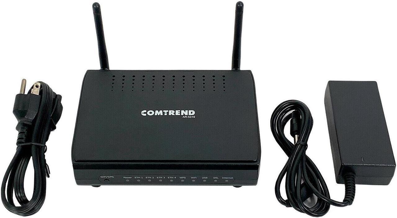 Main image of Comtrend AR-5319 Wireless N Gateway 4-port Ethernet ADSL 2+ Router Modem USB 3.0 with AC Adapter