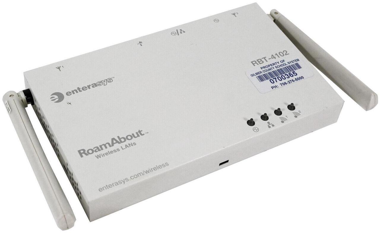 Alt view image 3 of 4 - Enterasys RBT-4102 RoamAbout Wireless Access Point w/ Wall Mount Plastic Cover