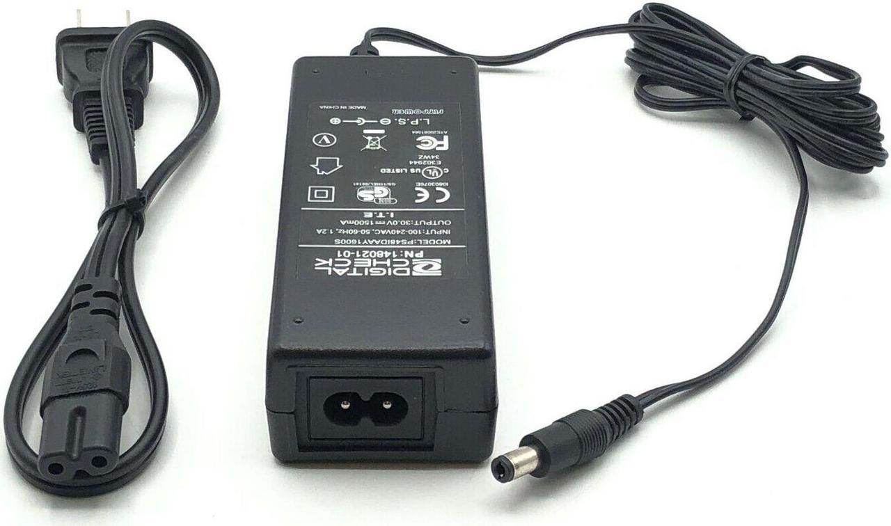 Main image of Genuine Digital Check 30V 1.5A Power Supply PS48IDAAY1600S Adapter 148021-01 wPC