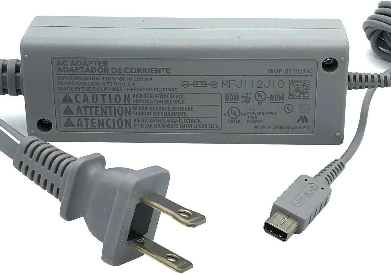 Alt view image 5 of 7 - Genuine AC Power Adapter Nintendo Wii U WUP-0119(USA) Gamepad Official